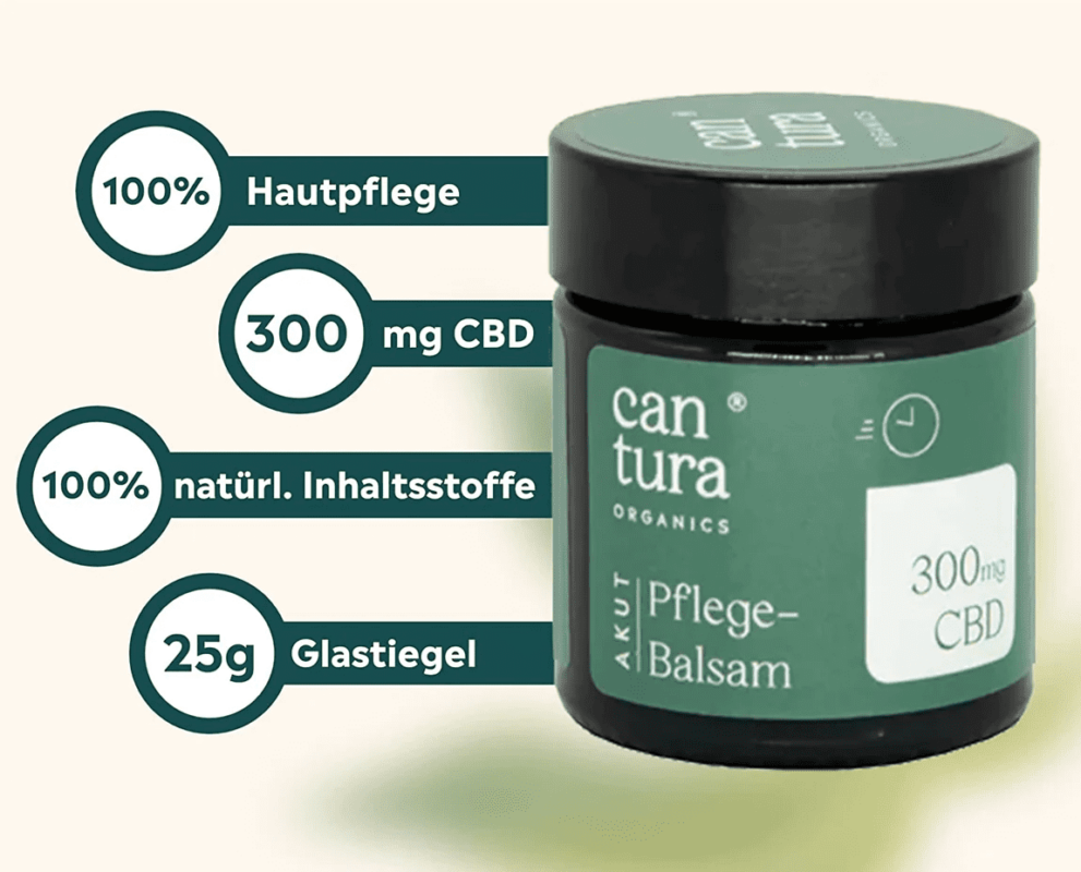 Cantura Haut Seele CBD Balsam 300mg CBD In 25g Balsam