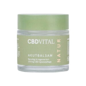 CBD VITAL - CBD Akutbalsam - CBD Balsam mit 6% (300mg) CBD – 50ml