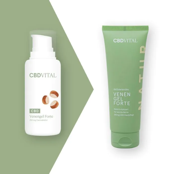 CBD VITAL - Venengel FORTE - CBD Creme mit (250mg) CBD  – 120ml
