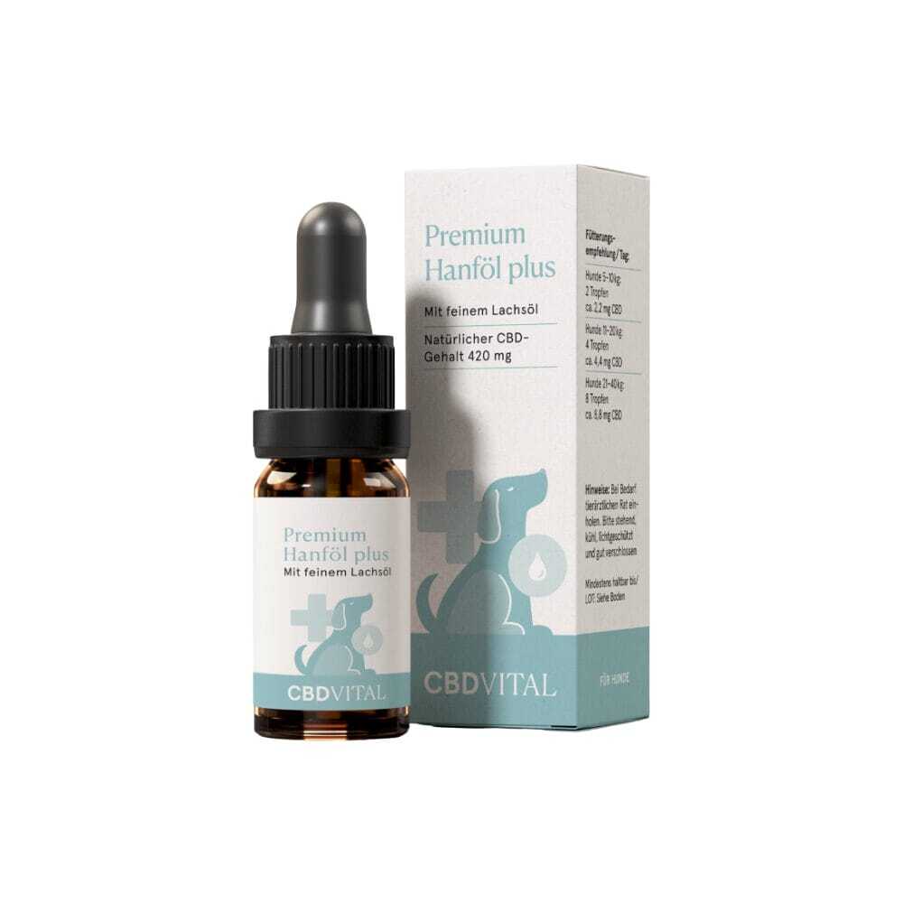 CBD Vital - CBD Hanföl für Hunde 4,2% (420mg / 840mg) - 10ml / 20ml