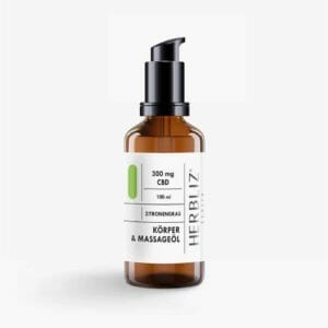HERBLIZ Zitronengras CBD Massage Oil