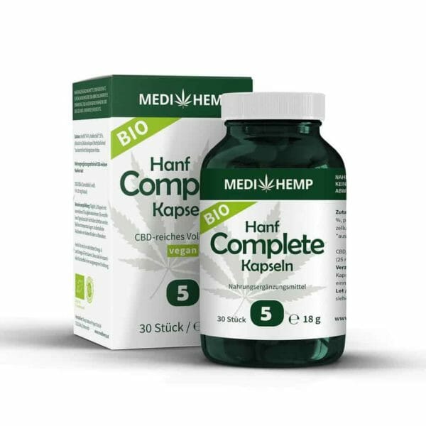 MEDIHEMP Bio Hanf Complete Kapseln 5%