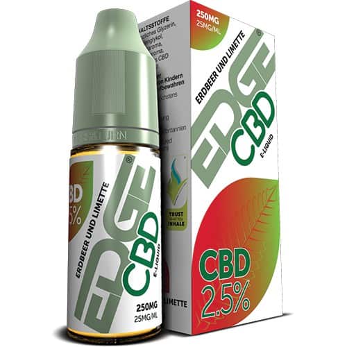 Edge CBD 250 mg eLiquid - Erdbeere & Limette